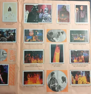 Album Cromos El Imperio Contraataca Star Wars