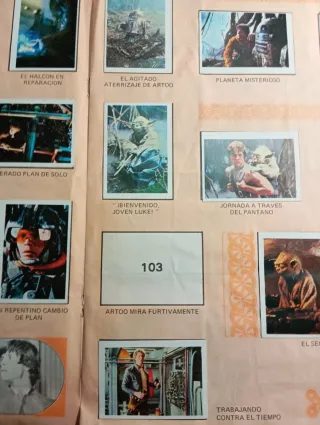 Album Cromos El Imperio Contraataca Star Wars