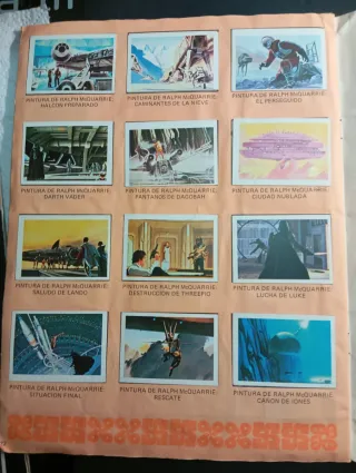 Album Cromos El Imperio Contraataca Star Wars
