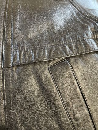 Cazadora cuero hombre vintage | Años 80