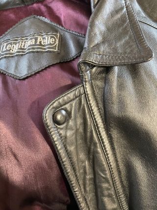 Cazadora cuero hombre vintage | Años 80