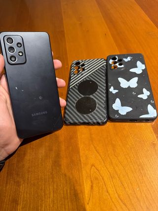 Samsung A52 Negro + Funda Protectora