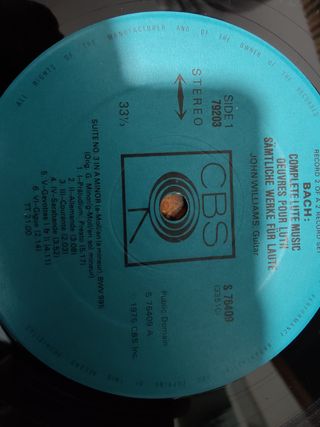 Bach Complete Lute Music Vinilo
