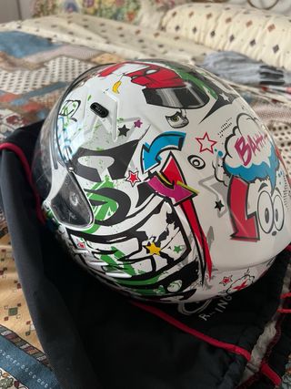 Casco Moto Shiro Talla XS 52cm