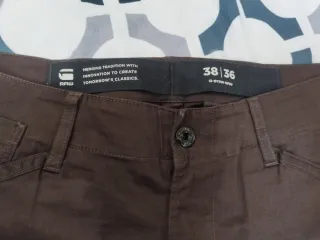 Pantalón Cargo G-Star Raw 38/36 Marrón