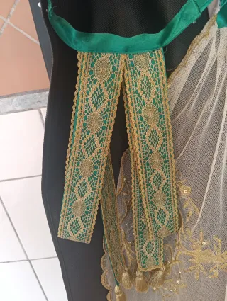 Manteletas Falleras Doradas y Blancas