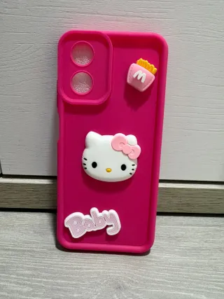 Funda Hello Kitty Motorola Moto G04 Rosa