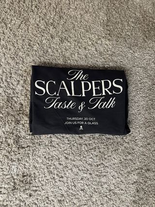 Camiseta Scalpers Negra Talla S