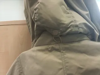 Plumas largo mujer beige