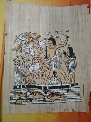 Set 2 Papiri Egiziani Dipinti