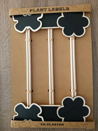 18 Etiquetas Pizarra para Plantas/huerto urbano