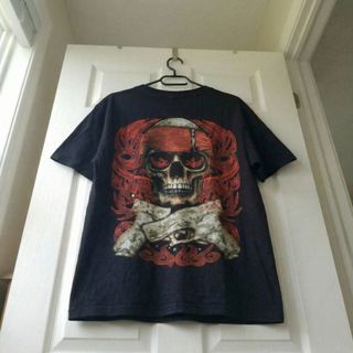 Camiseta Rock Chang Calavera Y2K Talla L