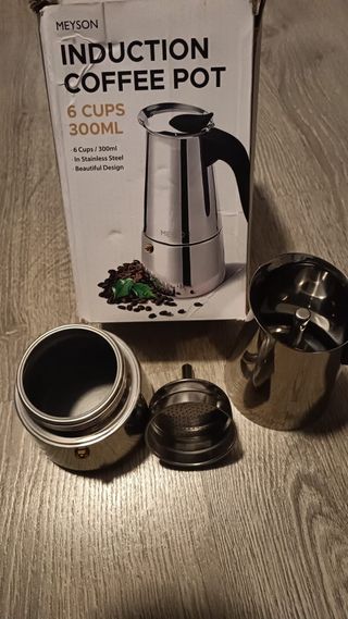 Cafetera Induction Coffee Pot 6 Cups