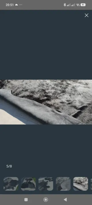 Piel Vaca Negra Pelo Largo Mambo Unlimited