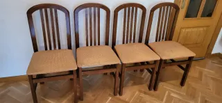 Mesa extensible Ikea + 4 sillas