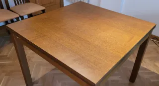 Mesa extensible Ikea + 4 sillas