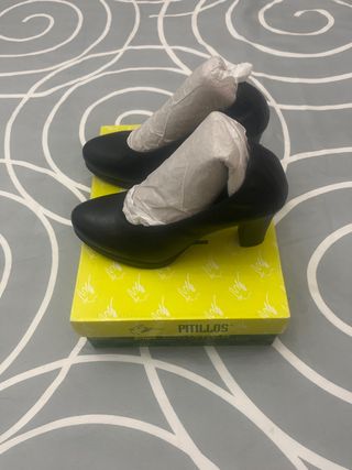 Zapatos Pitillos Negros Talla 38