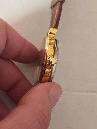 Orologio Dalas vintage con quadrante floreale