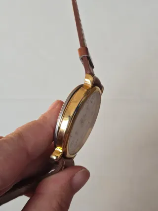 Orologio Dalas vintage con quadrante floreale