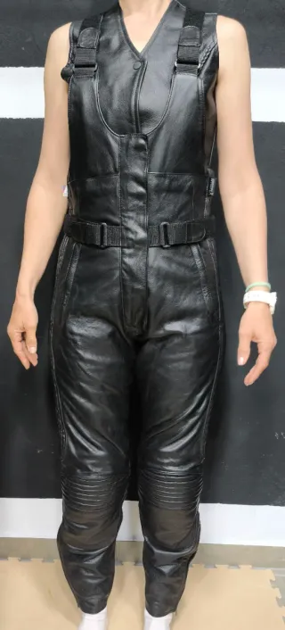 Peto de cuero moto ,S