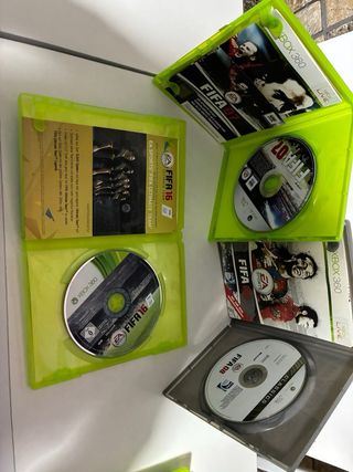Pack 6 Juegos Xbox 360 FIFA y PES