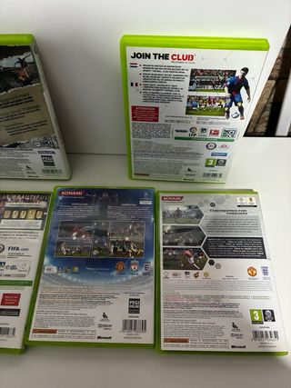 Pack 6 Juegos Xbox 360 FIFA y PES