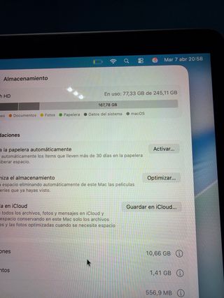 MacBook Air 13 Gris Espacial