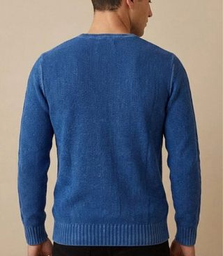 Maglione Blu A Trecce - Taglia XL