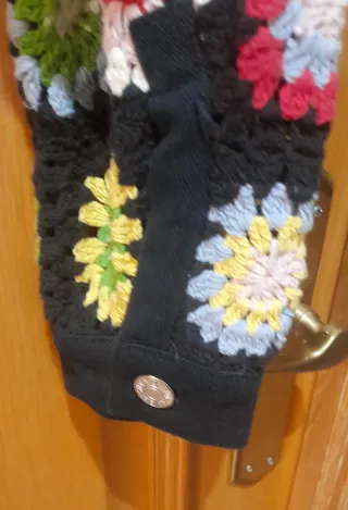 Cazadora Crochet Bershka Multicolor