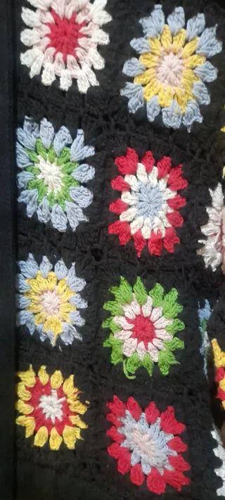 Cazadora Crochet Bershka Multicolor