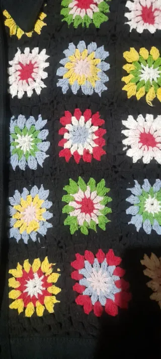 Cazadora Crochet Bershka Multicolor