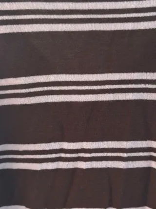 Jersey Stradivarius Rayas Marrón Rosa pastel