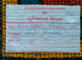 Alfombra Indo Gabbeh