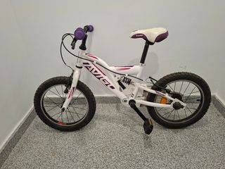 Bici Infantil Blanca Rueda 16 Decathlon