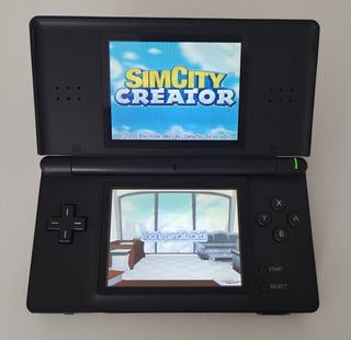 Nintendo DS Lite negra + juegos + cargador y lápiz