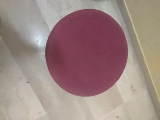 Pouf vintage color prugna