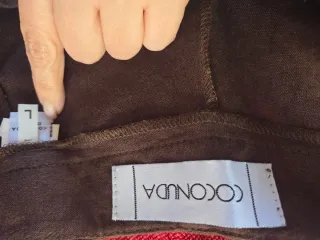 Pantaloni Coconuda in lino marrone