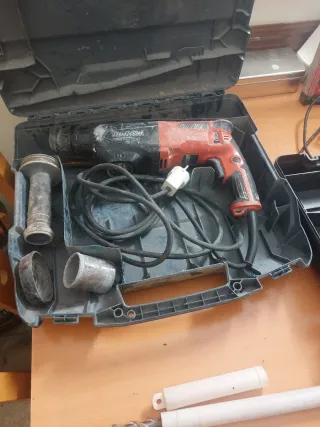 Lote herramientas: radial, taladro, sierra calar