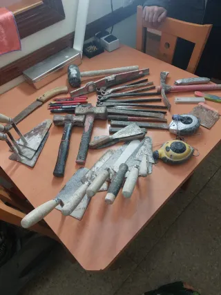 Lote herramientas: radial, taladro, sierra calar