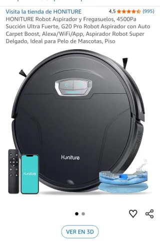 Robot Aspirador Honiture G20 Pro