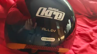 Casco Moto Jet Negro con Visera Transparente