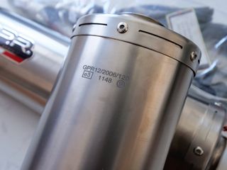 Escape doble KTM SMC 660 2005/06 titanio homologad