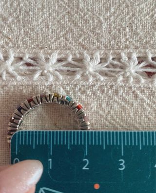 Anel Prata com Pedras Coloridas