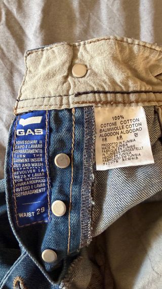 Jeans Gas Vintage Blu