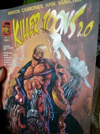 Killer toons 2.0, firmado dibujo de M.A. Cáceres.