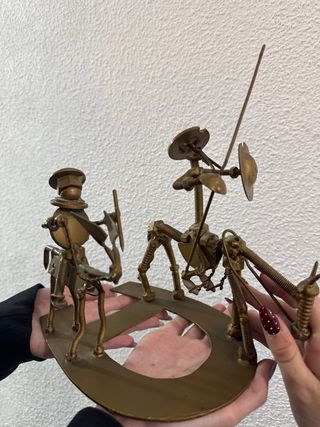 Escultura Quijote y Sancho