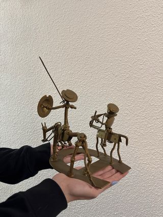 Escultura Quijote y Sancho
