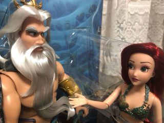 Ariel y Rey Tritón Disney Store Edición Limitada