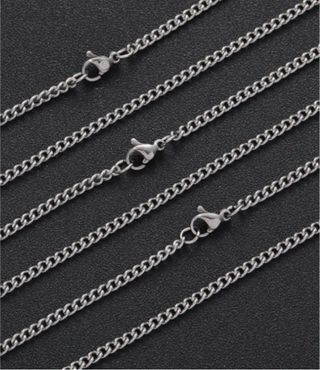 Collar de acero inoxidable para hombre