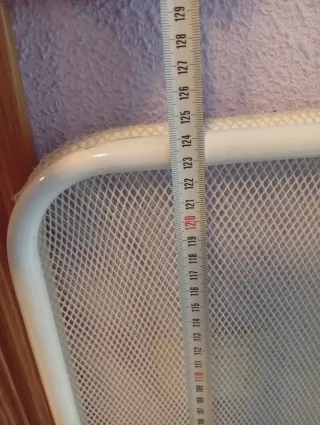 Barrera de Cama Infantil Blanca